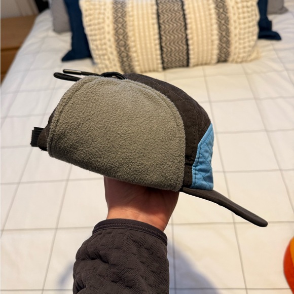 Blue and Black Quilted Cap - Picture 2 of 4